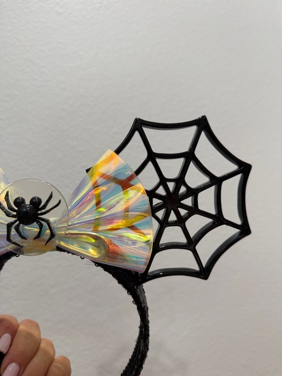 NEW Disney Boxlunch Halloween Spider Web Ears main image 8